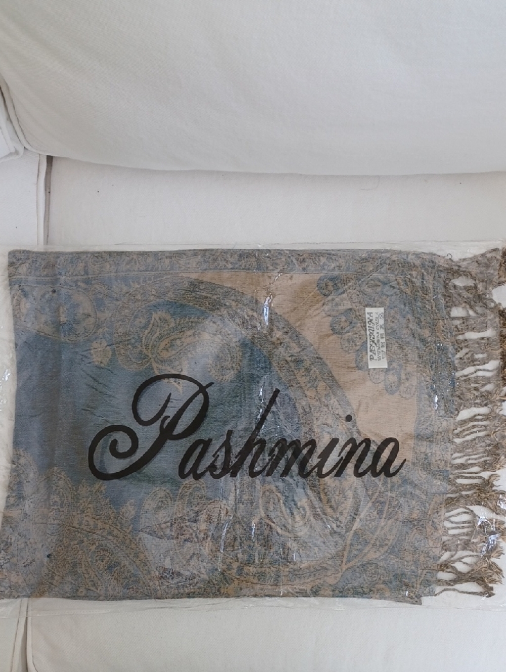 NWT. Pashmina And Silk Long Scarf